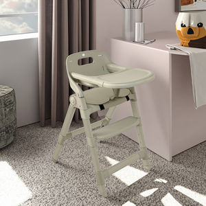 婴儿成长可调节高脚椅，适合6个月至成人使用，安全设计，可折叠，适合户外和客厅用餐椅 - Product Image 5