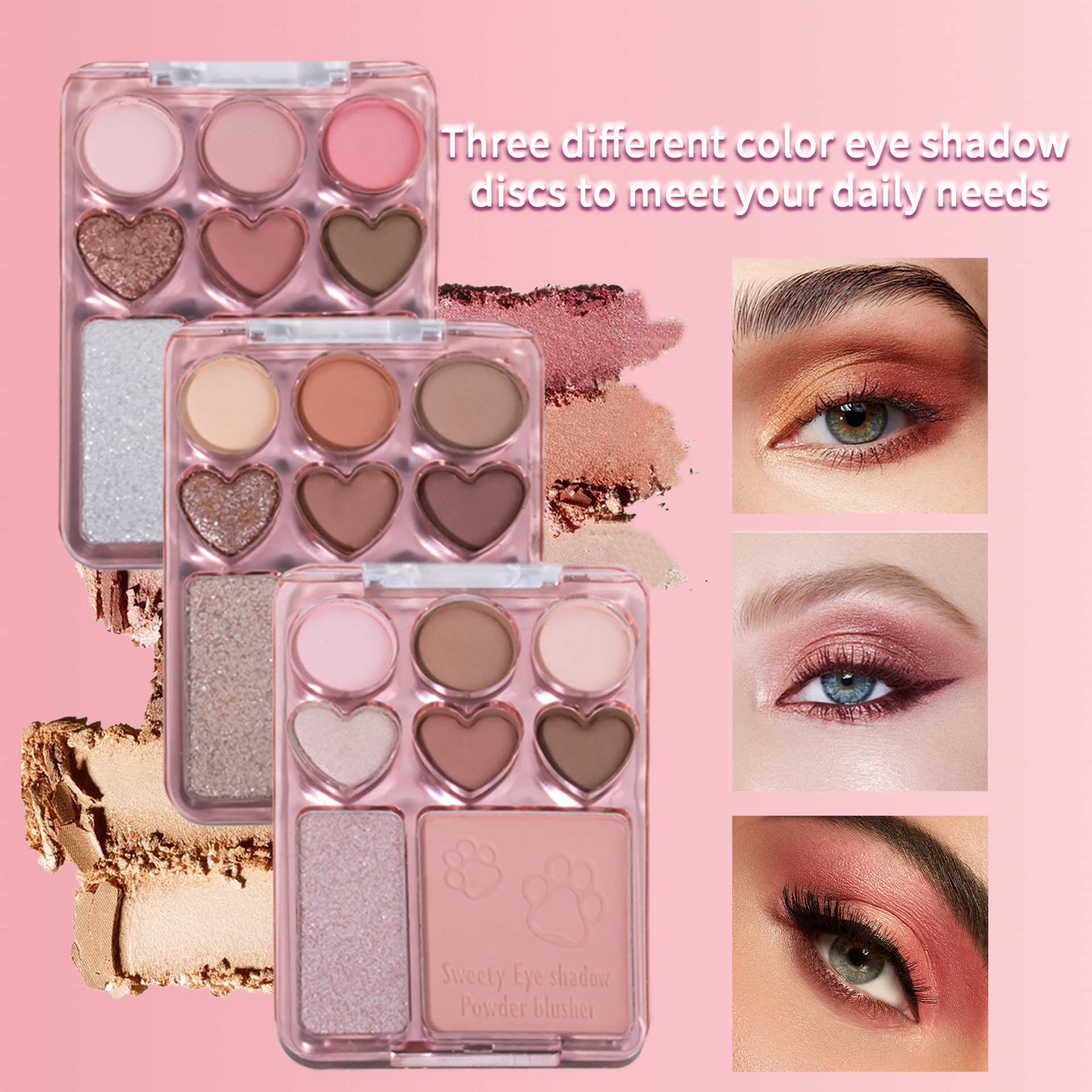 heart eyeshadow palette
