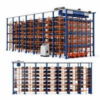 Système de stockage automatisé intelligent à commande PLC pour bibliothèque de profilés montés en hauteur pour entrepôt de tuyaux en acier lourds
