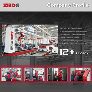 Fabrication de plaques de raidissement automatisées ZMDE à poutre en H Station de rivetage et de soudage - Product Image 4