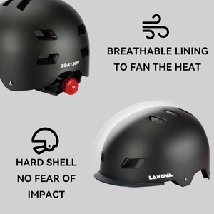 ओम और ओडम हेलमेट के साथ हेलमेट ब्रिम कारखाने वाले ओम और सभी उम्र के लिए प्रकाश का नेतृत्व किया - Product Image 5