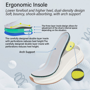 <span class=keywords><strong>Scarpe</strong></span> Antiscivolo <span class=keywords><strong>con</strong></span> Supporto <span class=keywords><strong>Plantare</strong></span> Allargato per Podologia, Stile Casual per Camminata, Ideali per Fascite <span class=keywords><strong>Plantare</strong></span> - Product Image 3