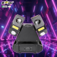 Lumières à Effets LED à Tête Mobile Professionnelles à 2 Bras Motif Tigre RGBW Pleine Couleur pour Scène DJ Fête Mariage