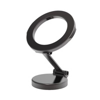 Support de téléphone portable universel pour voiture, en alliage, magnétique puissant, pliable, étanche, flexible, stable, rotation à 360°, pour tableau de bord et bureau