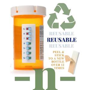 LM LM25514 Organizador de Pastillas Portátil y Reutilizable, Recordatorio Diario de Medicamentos, Estuche de Plástico de Grado Alimenticio, Accesorios de Cuidado Personal - Product Image 5