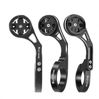 Support multifonctionnel pour ordinateur de vélo, base d'extension de phare, support en alliage d'aluminium, accessoire pour caméra d'action pour VTT
