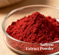 Extracto de Azafrán Puro 100% Premium en Polvo, Extracto Natural de Crocus Sativus, Polvo Estandarizado de Safranal y Crocin para Suplementos