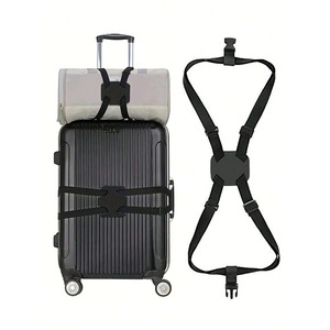 Sangles de bagages multifonctionnelles à boucle élastique pour voyage, porte-clés en caoutchouc, vente chaude, transfrontalières - Product Image 1