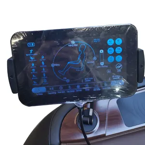 OEM sofá elétrico luxo massagem cadeira Touch Screen acupressão e amassar corpo inteiro massagem cadeira reclinável com massagem nos pés