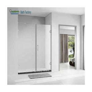 Puerta de ducha deslizante de vidrio, accesorio personalizado para baño, 8mm - Product Image 1