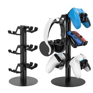 Los estantes de almacenamiento de escritorio de metal de alta calidad son adecuados para consolas de juegos <span class=keywords><strong>PS5</strong></span>/<span class=keywords><strong>PS4</strong></span>/Xbox/ Nintendo Switch 2 - Product Image 1