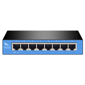 Gigabit 8-Cổng Máy tính để bàn chuyển đổi với 1000M công suất VLAN và QoS chức năng RJ45 giao diện điều khiển cổng UTP thiết bị cho PC - Product Image 1
