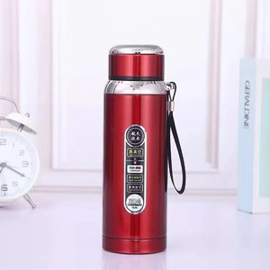 Botella de agua de doble pared de acero inoxidable 316, termo sostenible de <span class=keywords><strong>1000ml</strong></span> para hombres, niños, preservación del calor, regalo de negocios - Product Image 6