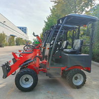 Vente directe usine Mini-chargeuse électrique à batterie pour usage domestique et agricole, chargeuse sur roues 0.4 0.5 0.9T, bulldozer de chantier