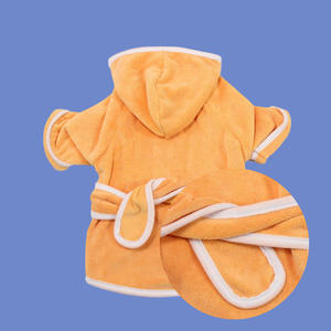 Fabricación de Albornoz de vacaciones para perros de secado rápido absorbente para perros y gatos camisón de Casa OEM/ODM Toalla de baño de secado rápido para <span class=keywords><strong>mascotas</strong></span> al por mayor - Product Image 4