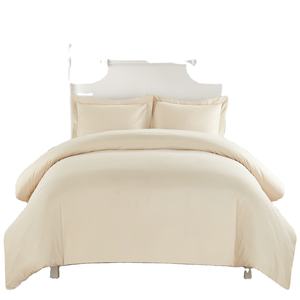 Queen Luxury Microfiber 1000-TC Juego de <span class=keywords><strong>funda</strong></span> nórdica Edredón de 3 piezas con cremallera Estilo tejido Liso para uso en Hoteles para niños - Product Image 2