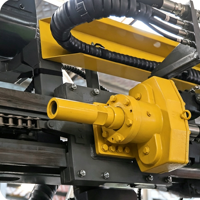 Foreuse rotative pour puits d'eau, équipement de forage profond portable à moteur diesel, boîte de vitesses, profondeur de forage 21m