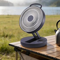Ventilateur de camping mural pliable pour cuisine, ventilateur de bureau pliable, ventilateur mural suspendu, ventilateur portable pliable