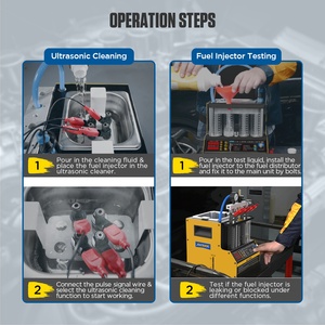 เครื่องทำความสะอาดหัวฉีดน้ำมันเชื้อเพลิงรถยนต์แบบอัลตราโซนิก <span class=keywords><strong>AUTOOL</strong></span> <span class=keywords><strong>CT160</strong></span> ใช้ได้กับไฟ 110V 220V - Product Image 2