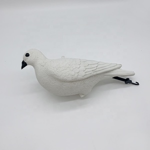 Vendita calda di alta qualità per la caccia al piccione esca di plastica per piccioni esche di plastica di plastica bianco esche per piccioni con palo per l'arredamento del giardino - Product Image 5