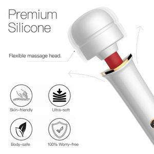 Jolly Space Waterproof AV Stick palmare testa rotonda Multi-velocità G-Spot vibratore per le coppie - Product Image 4