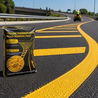 Peinture acrylique à séchage rapide pour marquage routier, norme AASHTO M249 BS3262, revêtement haute résistance à la pression pour chaussées urbaines