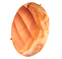 Croissant gonflable publicitaire réaliste, pleine couleur, durable, imperméable, résistant au soleil, taille personnalisable pour événement