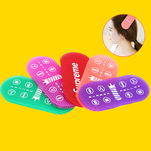 Pegatinas para flequillo con logo personalizado, cinta autoadhesiva de velcro, rizadores de pelo, pegatinas fuertes y sin costuras para flequillo. - Product Image 1