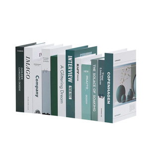 Ornements de Faux Livres Style Nordique Luxe Léger, Décoration de Livres Réalistes Style Ins, Accessoire Photo d'Affichage Anglais, Modèle de Livre - Product Image 5