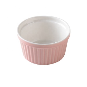 Groothandel <span class=keywords><strong>3</strong></span> Inch En <span class=keywords><strong>3</strong></span>.5 Inch Schattige Keramische Mini-Kommen Ovenbestendige Dessertkommen Voor Thuis En Restaurant In Verschillende Kleuren - Product Image 4
