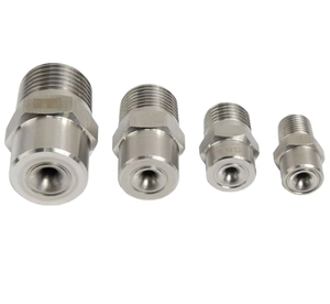 YUJIA 1/2BSP 304ステンレス鋼広角軸旋回フルコーンスプレー先端フローノズル - Product Image 1