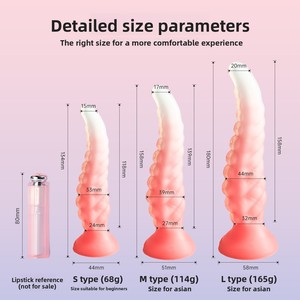 Dildo a tentacolo di polpo per il sesso orale, giocattolo per adulti, per inserimento femminile, impermeabile, solido, non realistico, bastone per masturbazione, pene artificiale - Product Image 5
