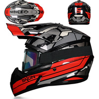 Casque de VTT et de cross-country certifié DOT en ABS ; Conception intégrale pour la course et le descente