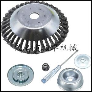 Disco de alambre de acero para eliminación de óxido y recorte de césped, rueda y cabezal de alambre trenzado para accesorios de cortacésped, piezas y accesorios para cortacésped - Product Image 1