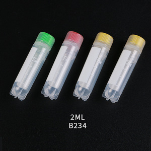 Tube cryogénique en plastique Jiangsu Suyi Medical 2 ml avec bouchon à vis B234 pour la préservation des échantillons de virus - Product Image 1