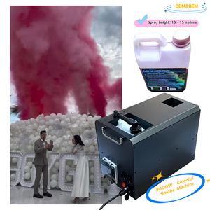 3000W 10-15Mカラースモークマシン DMX制御 環境に優しいフォグマシン 屋外フェスティバル＆パレード用 - Product Image 2