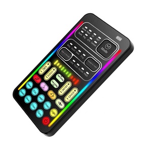 Meilleure vente Portable I9 Combo carte son Mini <span class=keywords><strong>changeur</strong></span> <span class=keywords><strong>de</strong></span> <span class=keywords><strong>voix</strong></span> jeu diffusion en direct ordinateur Mobile carte son en direct pour téléphone - Product Image 2