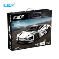 CADA C51305 MOC 1:14 Voiture de course 720S Hypercar Modèle de blocs de construction Jouets Véhicule super sportif Briques Jouets Cadeaux pour adulte garçon