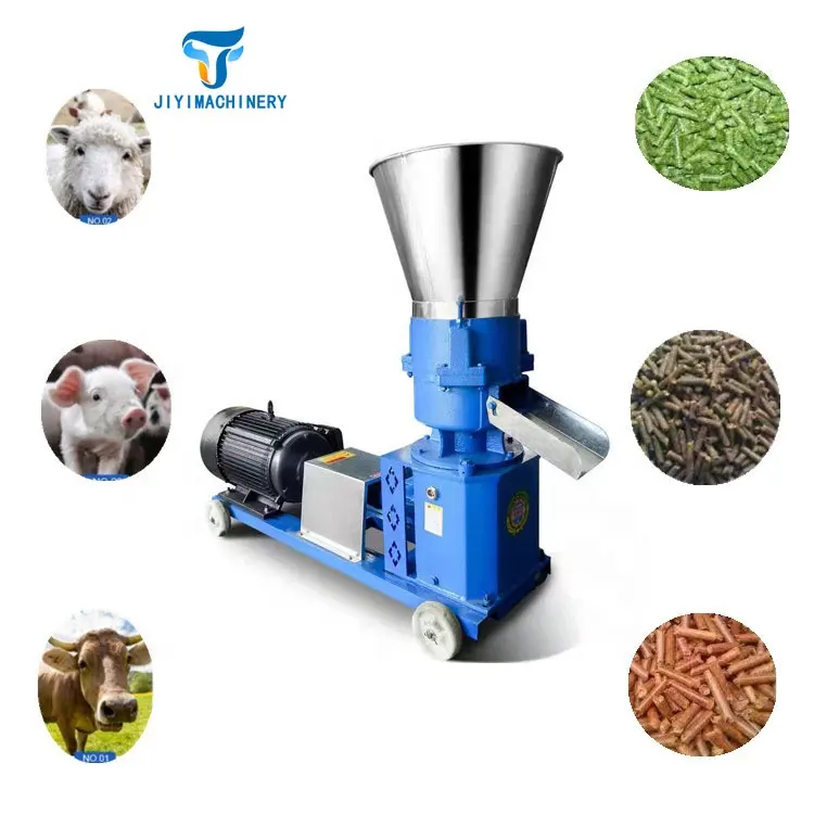 Máquina de pellets de aves de corral de calidad superior, comederos de animales baratos de China, alta productividad de 220V para uso doméstico e industrias minoristas
