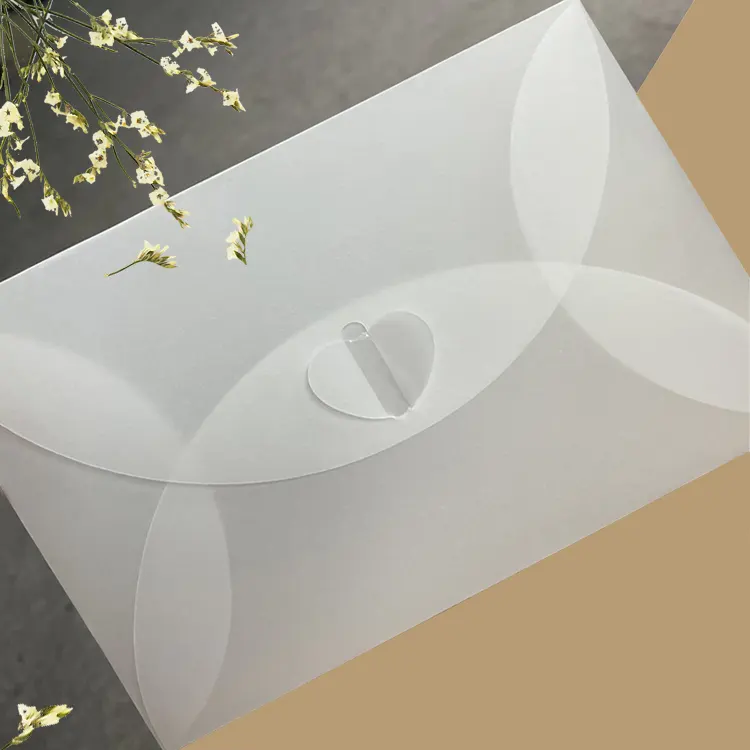 개인화된 아크릴 결혼식 안내장 다채로운 백색 추적 반투명 명확한 추적 종이 인쇄할 수 있는 Vellum 종이