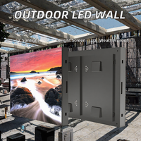 Outdoor P10 1/2s SMD LED-Display Festinstallation Wasserdichtes 960x960mm Gehäuse Großformatige LED-Wand