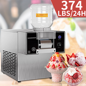 Yourtime 170KG/gün kore Bingsoo Kakigori Mini tip yenilebilir erişte dondurma traş kar buz rulosu gıda Bingsu makinesi makinesi - Product Image 2