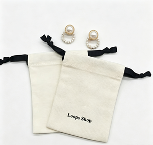 Sac en coton mousseline imprimé sur mesure avec cordon de serrage, sac en lin pour cadeaux de mariage, emballage cadeau, pochette réutilisable écologique - Product Image 2