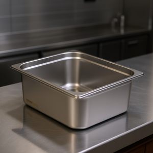 Bandeja para Alimentos Vevor, Tamaño 1/2, 6 Pulgadas de Profundidad, Acero Inoxidable, Comercial, para Almacenamiento de Alimentos, para Hoteles y Servicios de Catering - Product Image 2