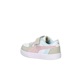 Zapatillas Puma para Niña, Blancas y Rosas, con Cierre de Velcro, Estilo Casual - Product Image 3