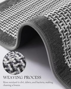 שטיחי מטבח נגד החלקה מרופד ללא החלקה החלקה על משטח גומי זכוכית - Product Image 2