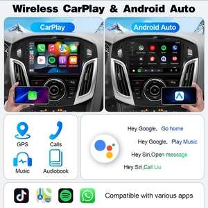 วิทยุติดรถยนต์ Rhythm Carplay Android Auto สำหรับรถยนต์ฟอร์ด โฟกัส ปี 2012-2017 หน้าจอสัมผัส Ips ขนาด 9 นิ้ว - Product Image 4