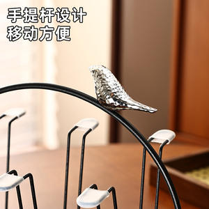 Égouttoir à verres ovale de luxe avec plateau, séchage rapide, support de rangement pour tasses, pour la décoration de table de cuisine - Product Image 2