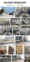Buffet de cuisine en bois massif blanc style ferme, avec îlot central, plan de travail en bois massif et rangement à panneaux surélevés