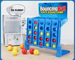 Balle rebondissante Tirs Jeu de société Jeu quatre dans une rangée Balle sautante connecter jeu de balle pour les enfants et l'activité familiale - Product Image 5